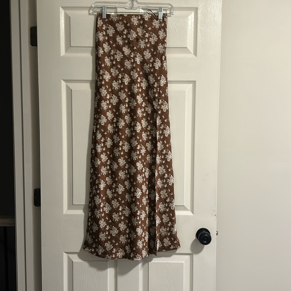 Altr'd State satin maxi skirt
